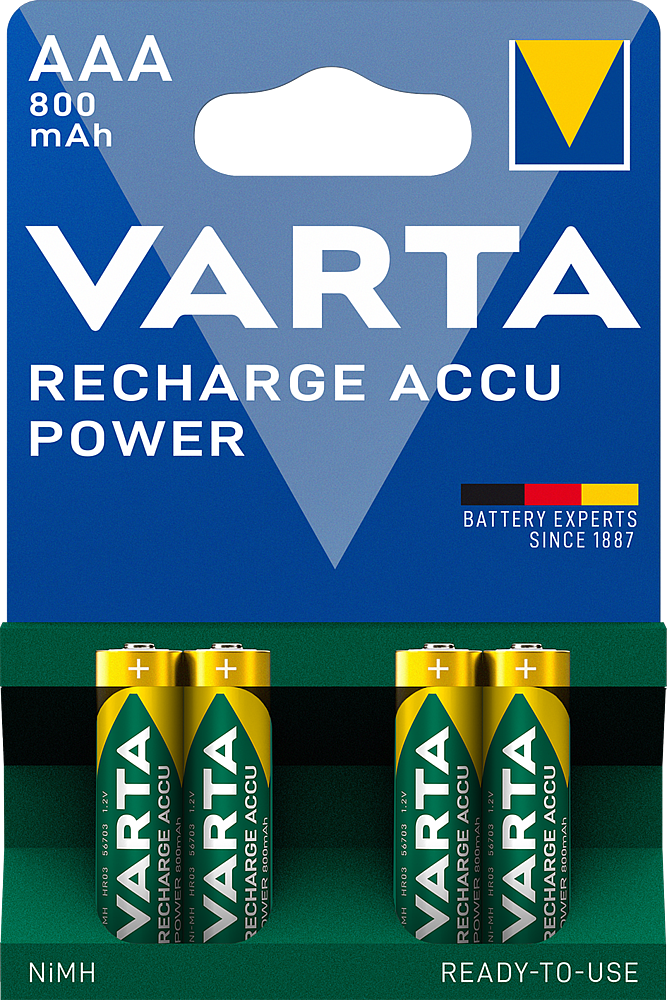AccuPower AAA/HR03 800mAh BLI4
